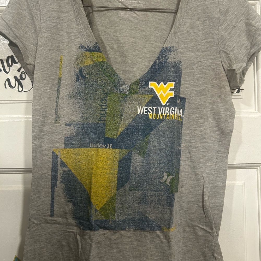 Hurley Gray West Virginia Graphic Tee